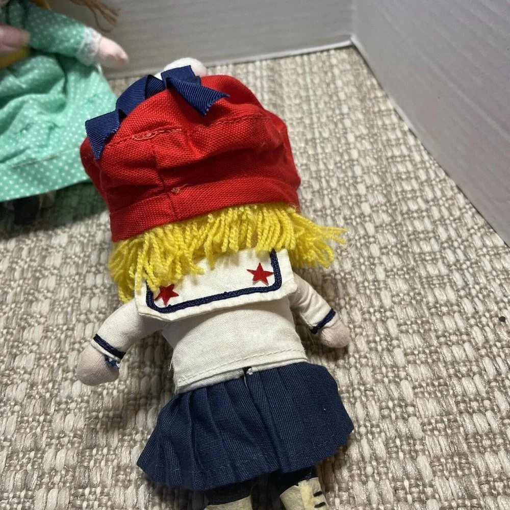 Vintage Set of 3 girl‎ female ragdolls